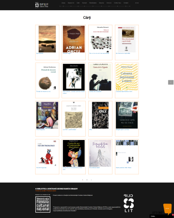 Dezvoltare Website Booktrailere - Proiect Cultural 'CLIPLIT'
